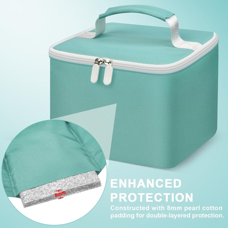 SAIKA Carrying Case for Flycatcher Smart Art Sketcher 2.0 Projector, Kids Drawing and Tracing Projector Storage Bag, Portable Doodle Toys Protective Organizer for Accessories Light Blue(Box Only) - Image 3